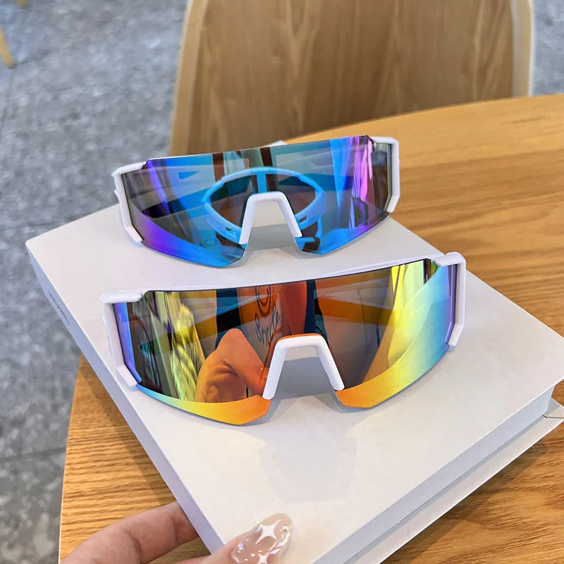 1/2pcs Cycling Sunglasses Women UV400 Sandproof Eye Protector Sun Glasses Outdoor Sports Goggle Protection Anti Radiation Lens