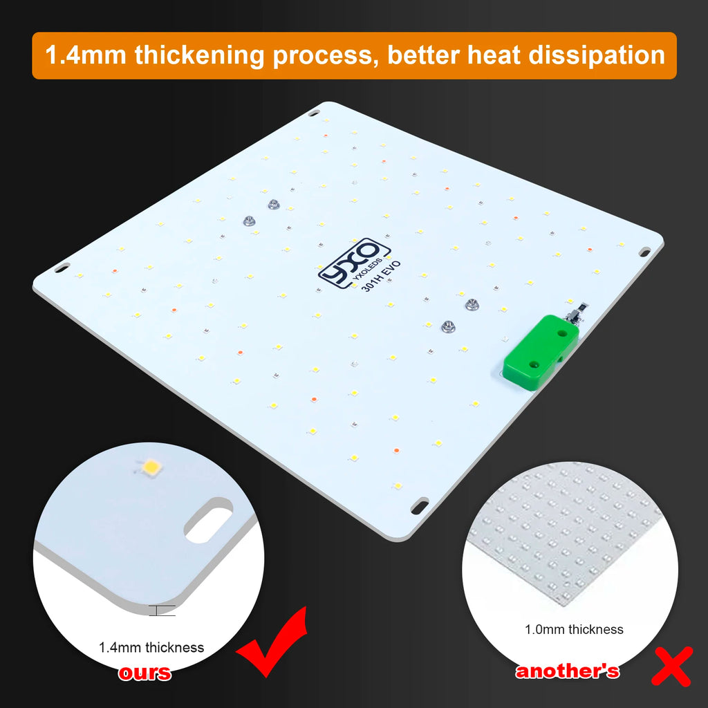 Super Bright Sam-ung Quantum Dot LM301H EVO Dimmable 85W 180W LED Plant Growth Light for Indoor Gardening And Agriculture