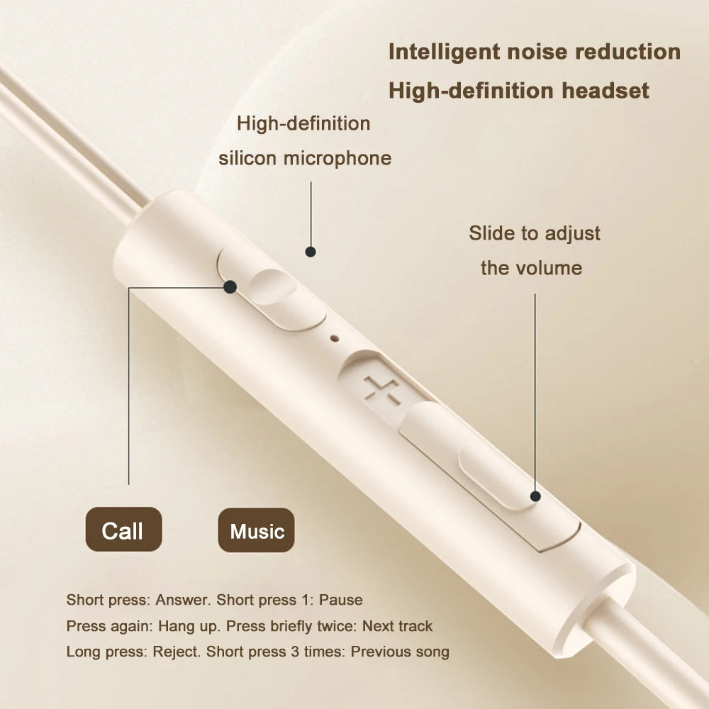 For Samsung Earplugs Dolby Surround Sound With Mic Type C 3.5mm Music Wired Headphones For Samsung Galaxy S25 S24 S23 S22 Ultra