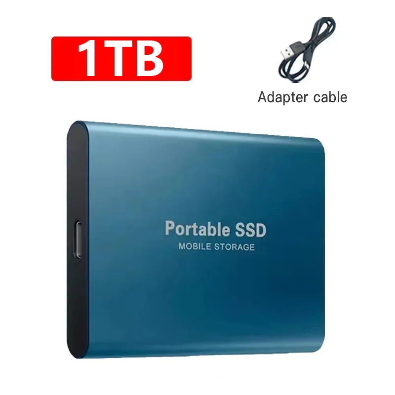 Portable SSD Drive USB Type-C for Computer File Backup
