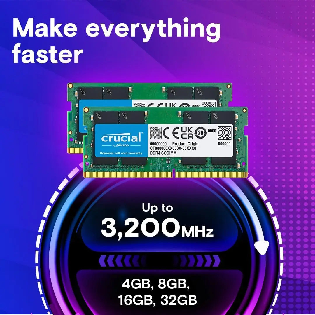 DDR4 RAM 8GB 16GB 3200MHz (PC4-25600) Laptop Memory SODIMM 260-Pin CL22  Compatible with Intel and AMD
