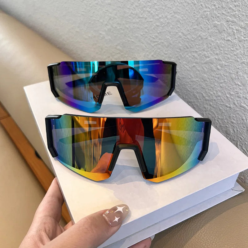 1/2pcs Cycling Sunglasses Women UV400 Sandproof Eye Protector Sun Glasses Outdoor Sports Goggle Protection Anti Radiation Lens