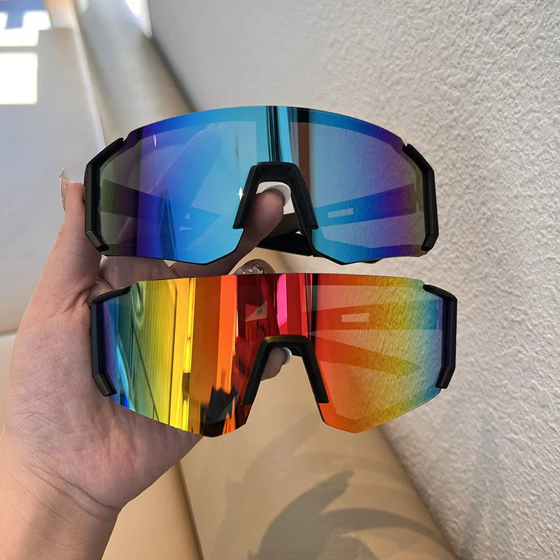 1/2pcs Cycling Sunglasses Women UV400 Sandproof Eye Protector Sun Glasses Outdoor Sports Goggle Protection Anti Radiation Lens