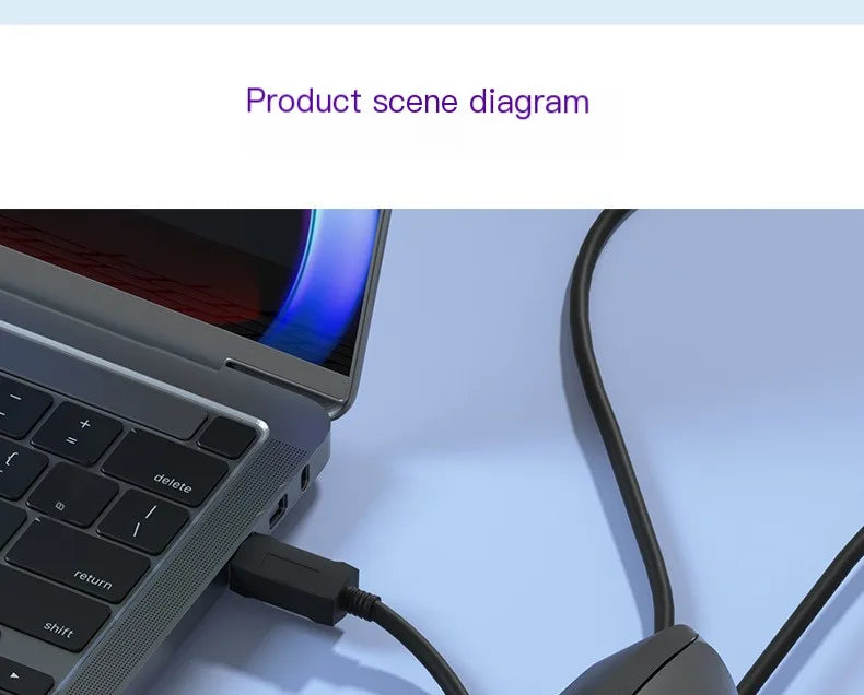 Mouse Wired Vertical Mouse Ergonomic Rechargeable 3200DPI Optional Portable Gaming Mouse for Mac Laptop PC Computer
