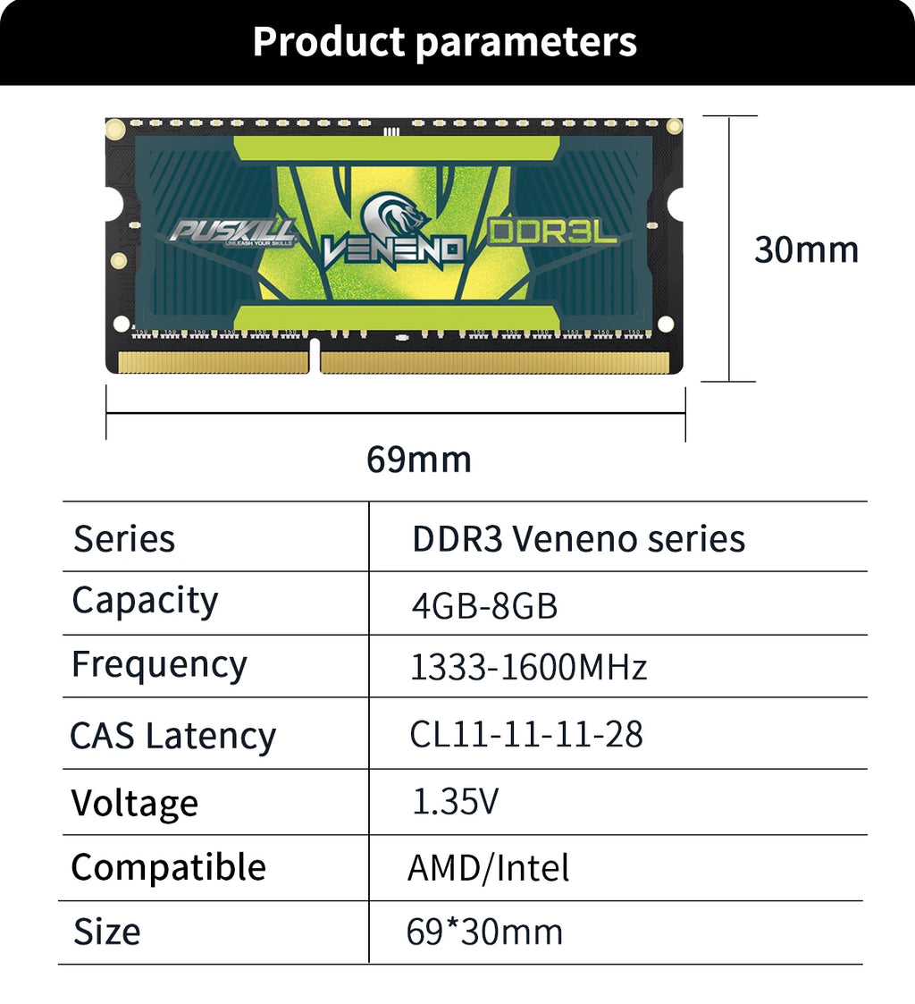 Factory Wholesale Sodimm DDR3 4GB 8GB 2GB 1333 1600MHZ for Laptop Memoria Ram