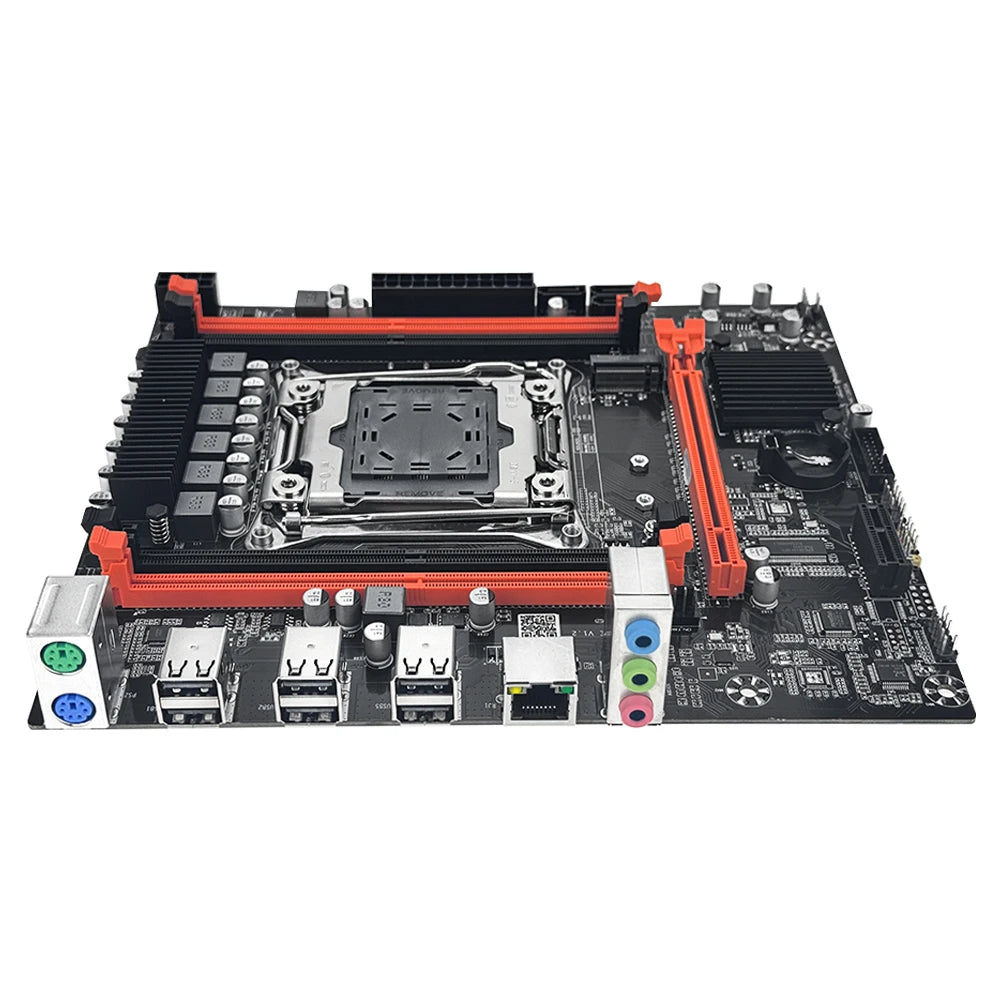MOUGOL X99 Motherboard Kit with Intel Xeon E5 2680 V4 & DDR4 8Gx2 2133MHz Dual Channel RAM M.2 NVME for Desktop Gaming Computer