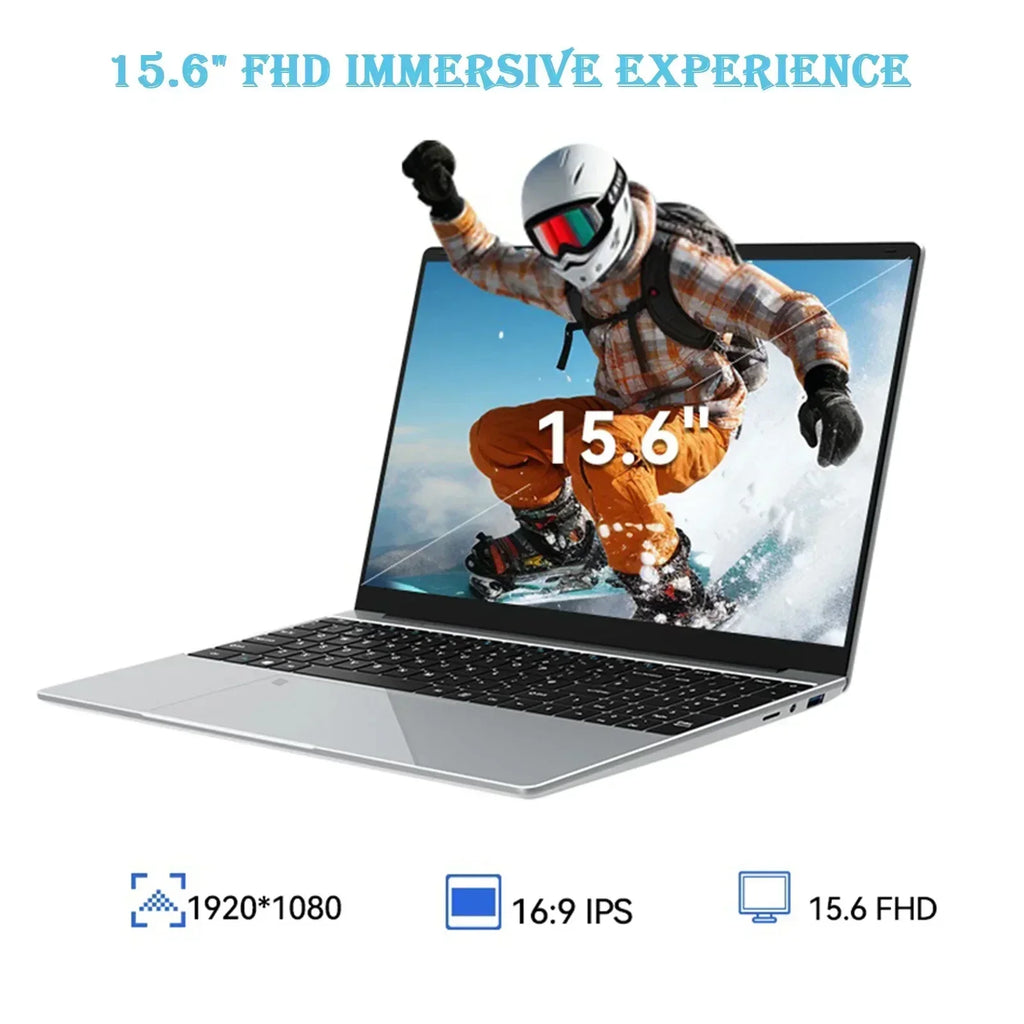 2026 Intel Core i9-9880H Notebook Windows 11 Pro 15.6 inch Laptop 32GB RAM 1TB/2TB SSD Office Game Laptops IPS 1920x1080 FHD