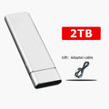 Hard Drive 2TB High-speed External SSD Portable SSD USB3.0 Solid State Disk Backup Storage for Mac/Laptop
