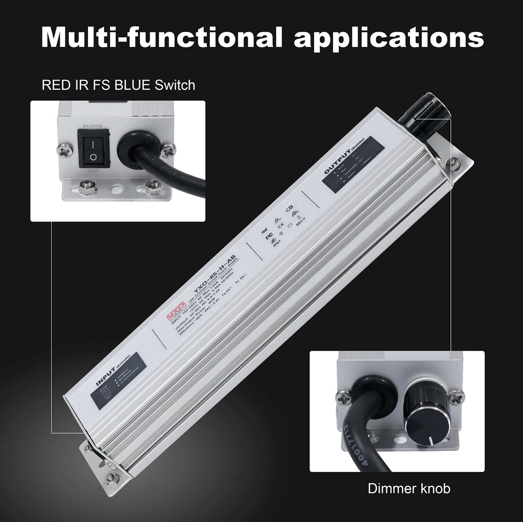 Super Bright Sam-ung Quantum Dot LM301H EVO Dimmable 85W 180W LED Plant Growth Light for Indoor Gardening And Agriculture