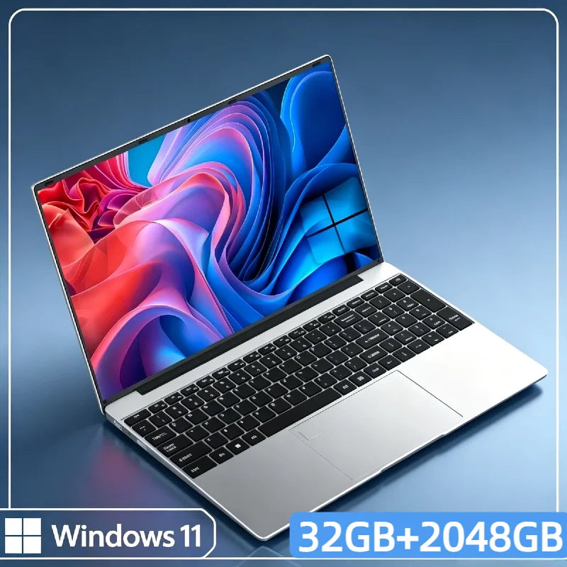 2026 15.6 Inch Gaming Laptop Intel Core i9 10980HK 32GB RAM 2TB SSD Win 11 Pro Fingerprint Unlock Backlit Keyboard Computer  PC