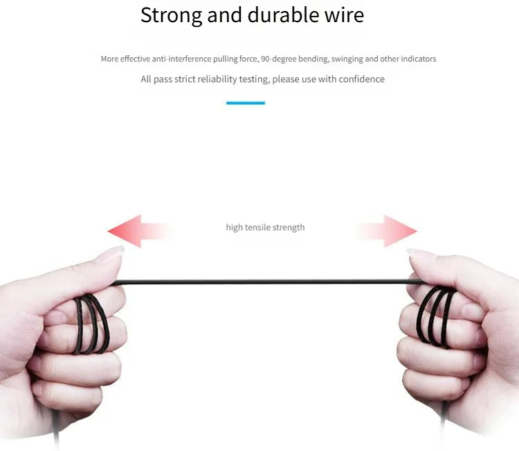 USB Type C Headphone HiFi Bass Stereo Volume Control Mic 3.5mm Wired Earbuds For Galaxy S24 S23 S22 S21 Ultra iPhone 15 Pro Max