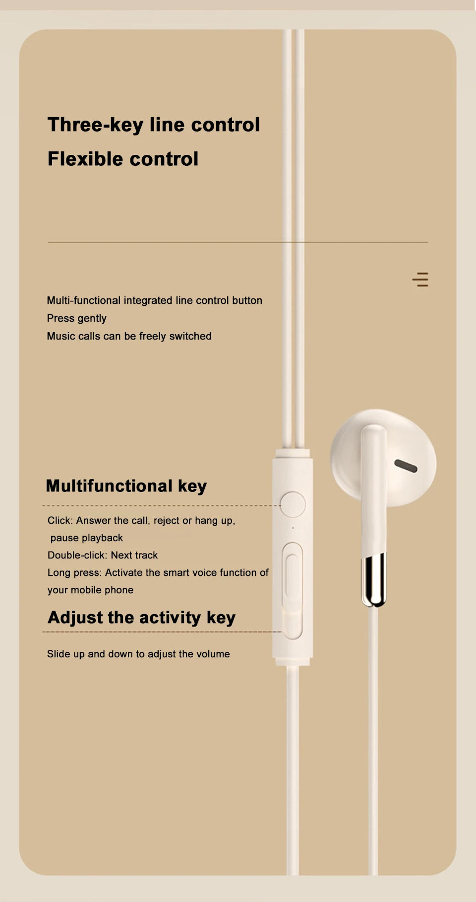 For Samsung Earplugs Dolby Surround Sound With Mic Type C 3.5mm Music Wired Headphones For Samsung Galaxy S25 S24 S23 S22 Ultra
