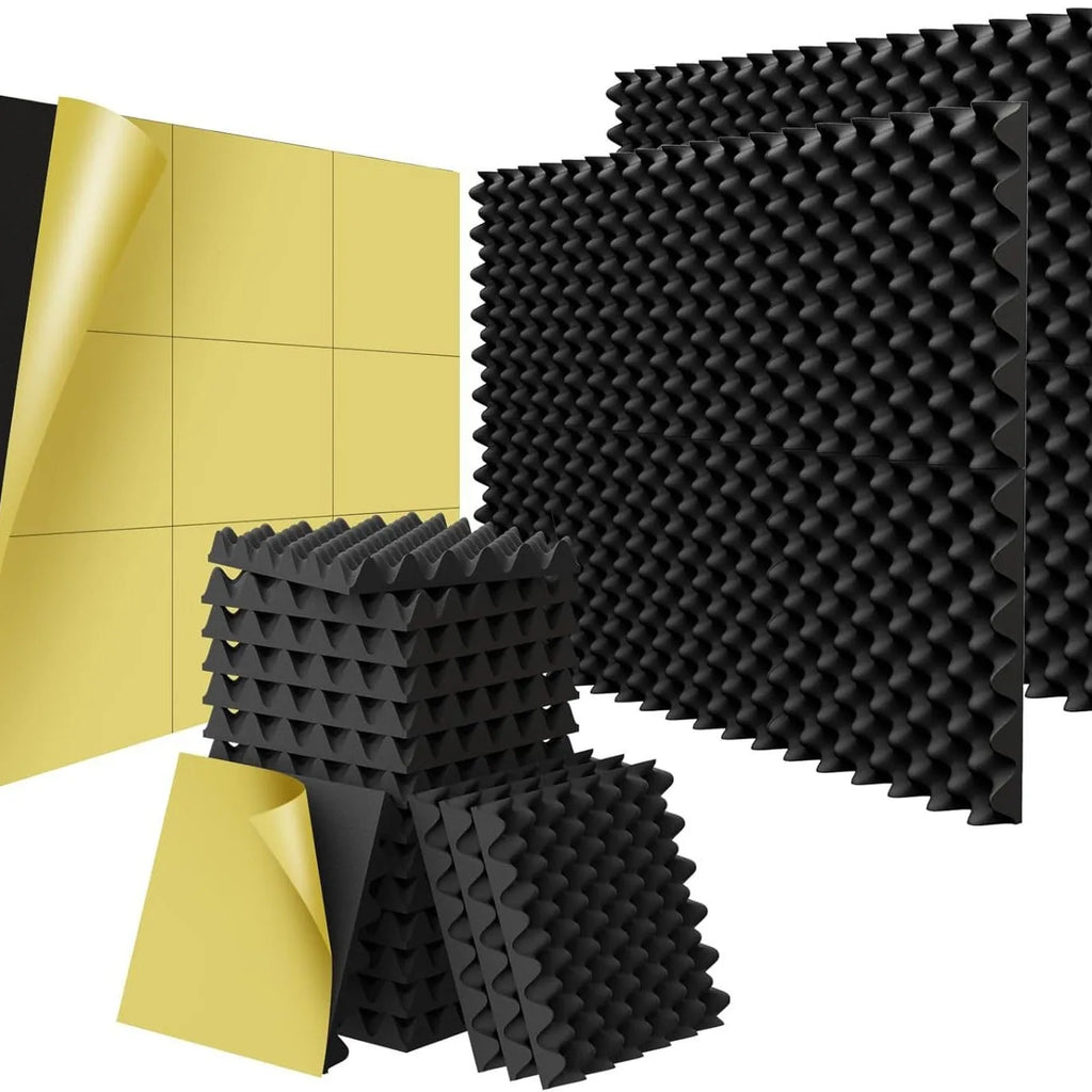1Pc Soundproofing Cotton Self Adhesive Wall Sticker with Sound-absorbing Cotton Super Strong Sound-absorbing Material for Walls