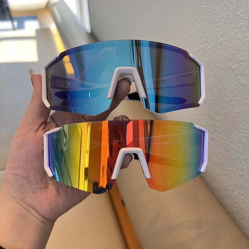 1/2pcs Cycling Sunglasses Women UV400 Sandproof Eye Protector Sun Glasses Outdoor Sports Goggle Protection Anti Radiation Lens