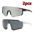 1/2pcs Cycling Sunglasses Women UV400 Sandproof Eye Protector Sun Glasses Outdoor Sports Goggle Protection Anti Radiation Lens