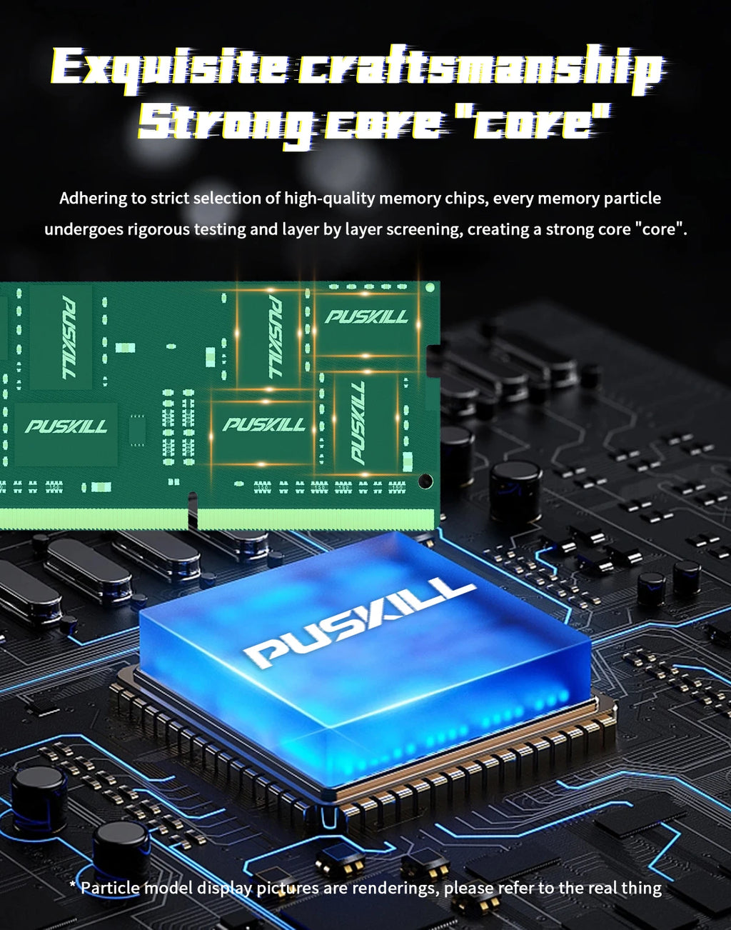 PUSKILL DDR4 DDR3L Memoria Ram Notebook 32GB 16GB 8GB 4GB 3200 2666 2400 1600 1333 Sodimm Laptop Memory