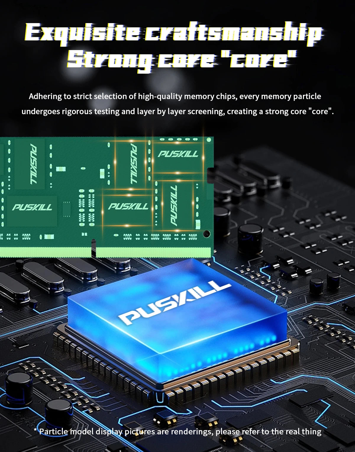 PUSKILL DDR4 DDR3L Memoria Ram Notebook 32GB 16GB 8GB 4GB 3200 2666 2400 1600 1333 Sodimm Laptop Memory