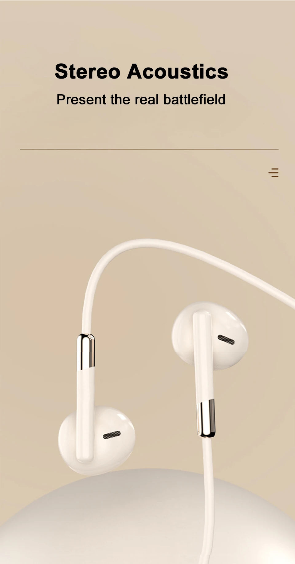 For Samsung Earplugs Dolby Surround Sound With Mic Type C 3.5mm Music Wired Headphones For Samsung Galaxy S25 S24 S23 S22 Ultra