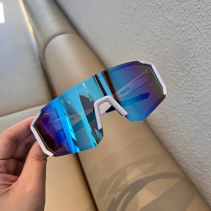 1/2pcs Cycling Sunglasses Women UV400 Sandproof Eye Protector Sun Glasses Outdoor Sports Goggle Protection Anti Radiation Lens
