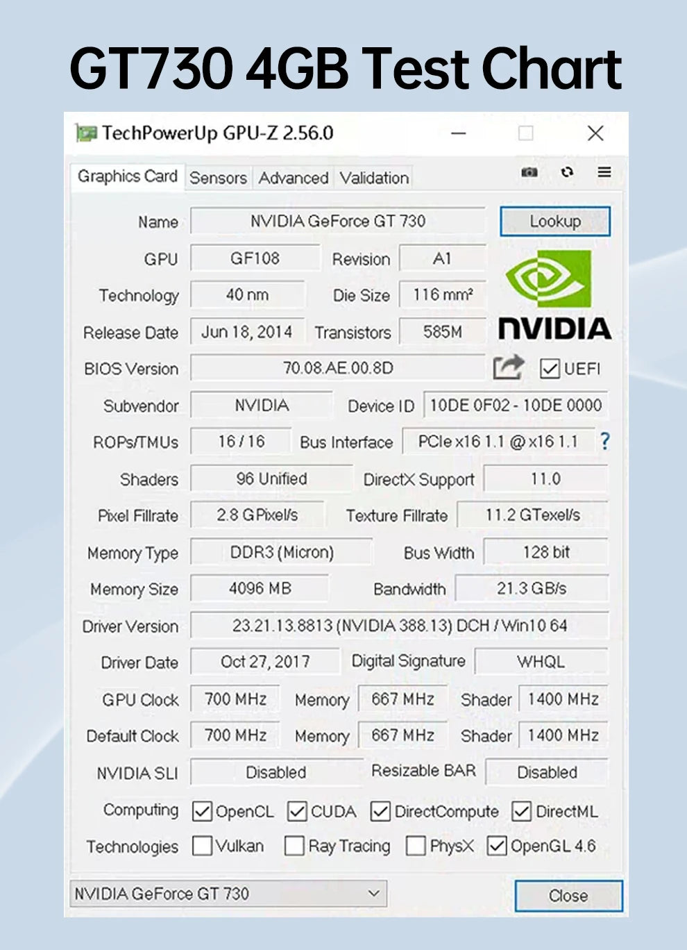 Graphics Cards SOYO NVIDIA GT730 4G GDDR3 128bit Video Card HDMI+DP+DVI For Desktop Gaming Computer Components GPU GT 730